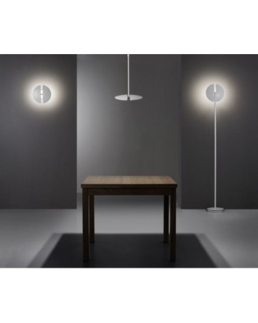 Applique d'intérieur LED modulaire en métal blanc