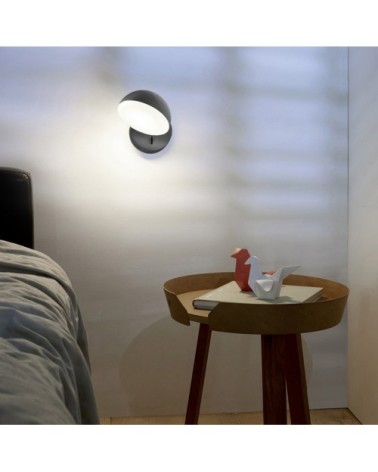 Applique d'intérieur LED en métal gris