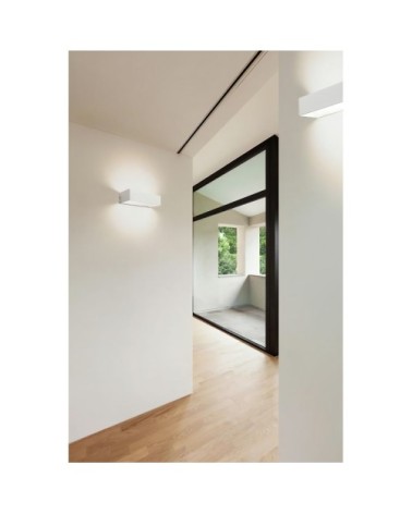 Applique d'intérieur en métal blanc 25cm