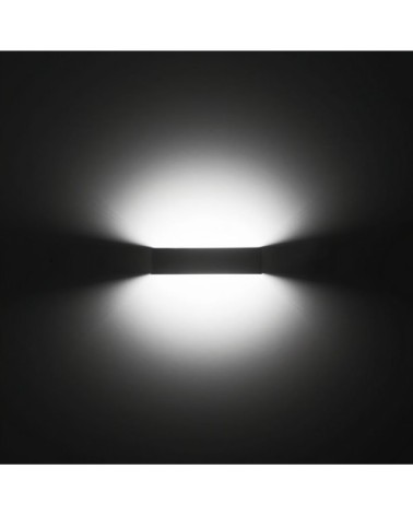 Applique d'intérieur en métal blanc 25cm