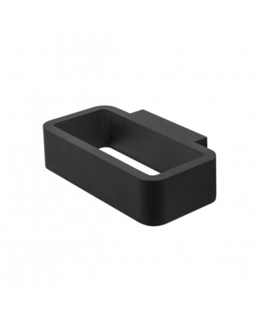 Applique d'extérieur LED en métal noir