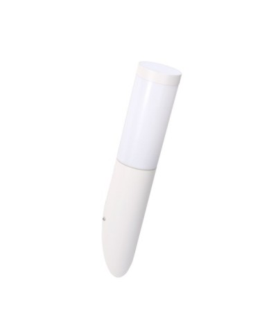 Applique d'extérieur en métal blanc