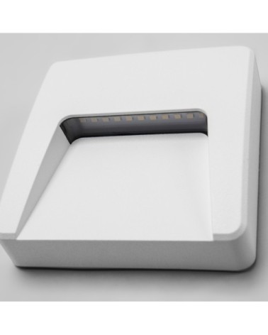 Applique d'extérieur LED en plastique noir