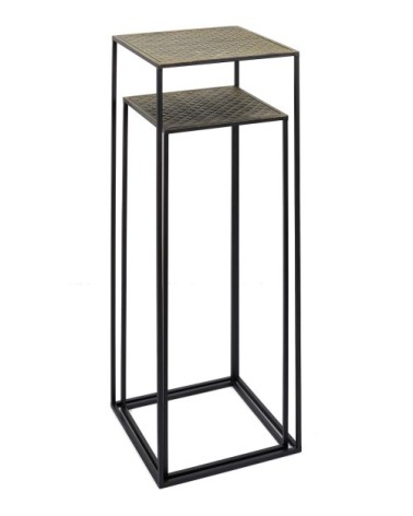 Sellette en métal martelé mirage (lot de 2)