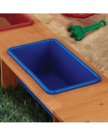 Bac à sable extérieur avec auvent marin