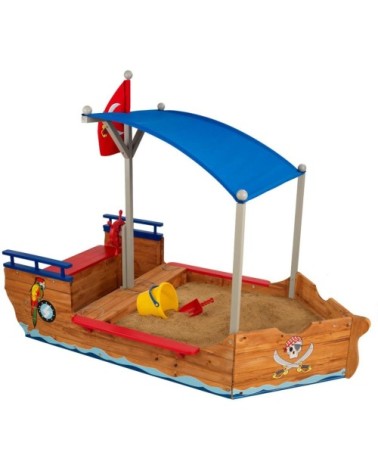 Bac à sable bateau pirate