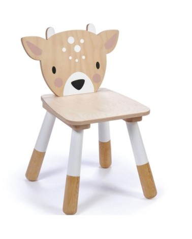 Chaise enfant cerf en bois