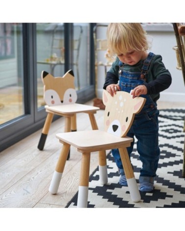 Chaise enfant cerf en bois