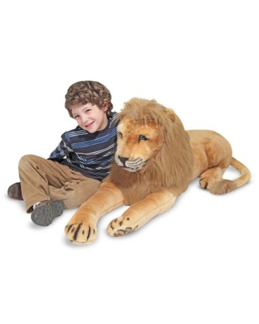Peluche géante Lion