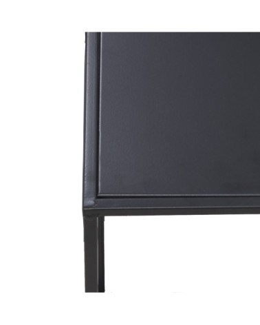 Sellettes en métal noir (lot de 2)