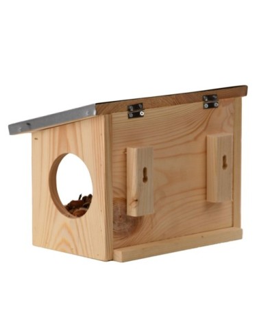 Mangeoire écureuils double entrée