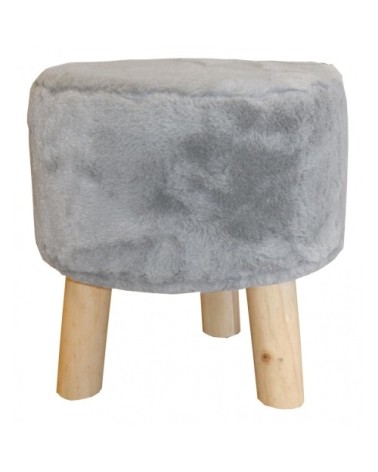 Pouf extra doux 3 pieds en bois doli