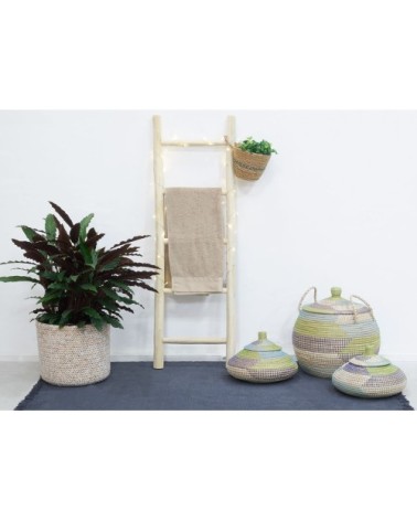 Échelle en teck naturel