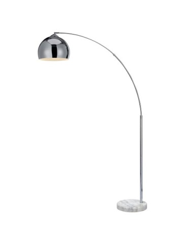 Lampadaire arco, Chromé, 170cm
