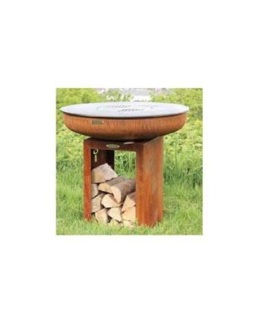 Barbecue brasero en acier  carus diamètre 102 cm hauteur 87 cm