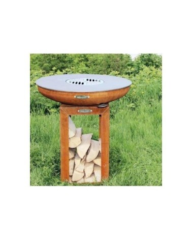Barbecue brasero en acier  carus diamètre 62 cm hauteur 71 cm