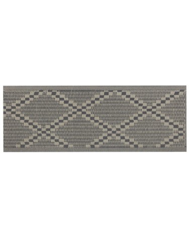 Tapis en matériaux synthétiques marron 105x60cm