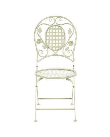 Lot de 2 chaises de jardin vert clair