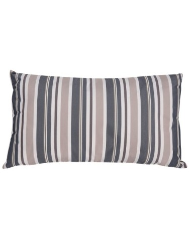 Lot de 2 coussins de jardin 40 x 70 cm bleu et beige