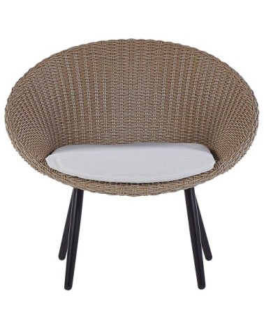 Ensemble de bistrot en polyrotin clair