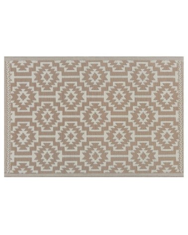 Tapis en matériaux synthétiques beige 180x120cm