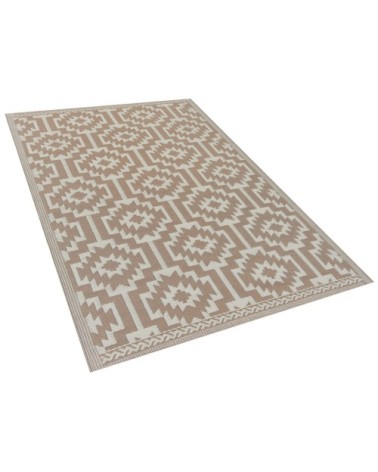 Tapis en matériaux synthétiques beige 180x120cm