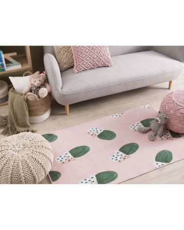 Tapis en tissu rose 150x80cm