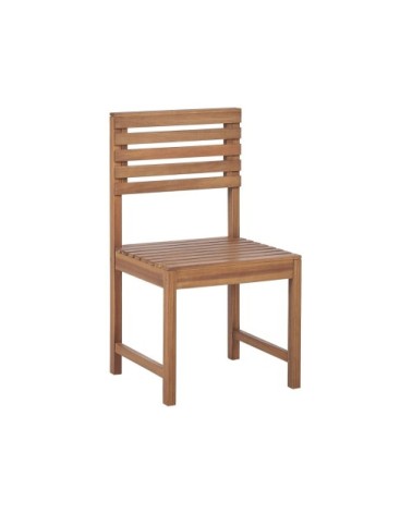 Chaise modulable en bois d'acacia