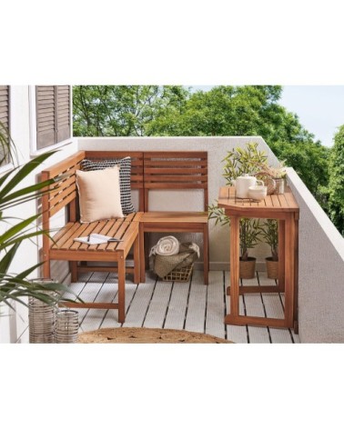 Chaise modulable en bois d'acacia