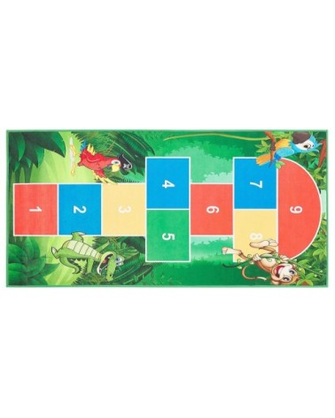 Tapis en tissu multicolore 150x80cm