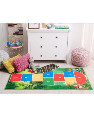 Tapis en tissu multicolore 150x80cm