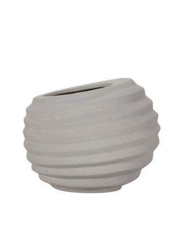 Cache-pot en argile blanc d36