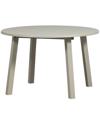 Table ronde extensible en chêne gris d120