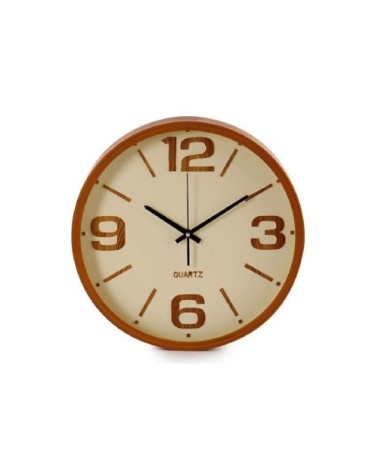 Horloge murale ronde bois D40