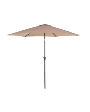 Parasol de jardin beige sable ? 270 cm