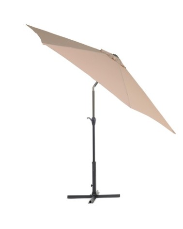 Parasol de jardin beige sable ? 270 cm