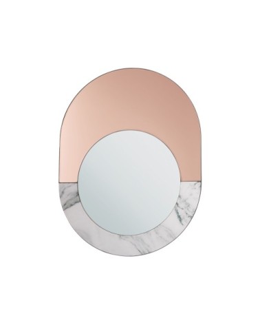 Miroir en verre blanc 65x50