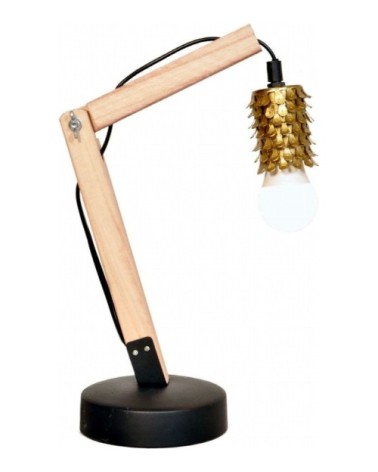 Lampe de bureau design couleur dorée