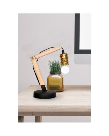Lampe de bureau design couleur dorée