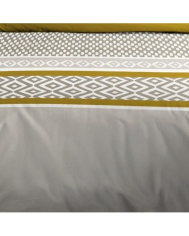 Parure de couette 100% coton 57 fils imprimée 240x220cm 2 taies