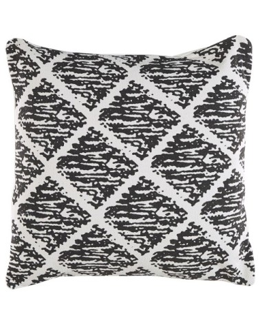 Lot de 2 coussin décoratifs en tissu noir 45x12cm