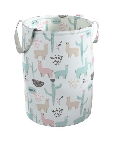 Panier à jouets rond en coton magic
