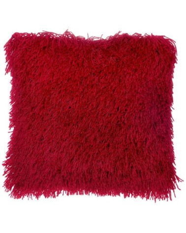 Lot de 2 coussin décoratifs en tissu rouge 45x12cm