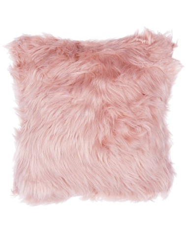 Lot de 2 coussin décoratifs en tissu rose 42x12cm