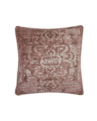 Coussin décoratif en tissu rose 45x10cm