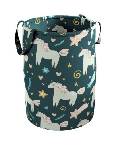 Panier à jouets rond en coton magic