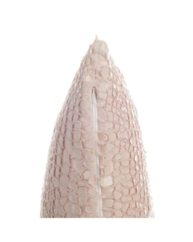 Lot de 2 coussin décoratifs en tissu rose 45x12cm