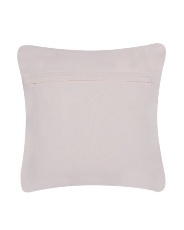 Coussin décoratif en cuir véritable gris 45x10cm