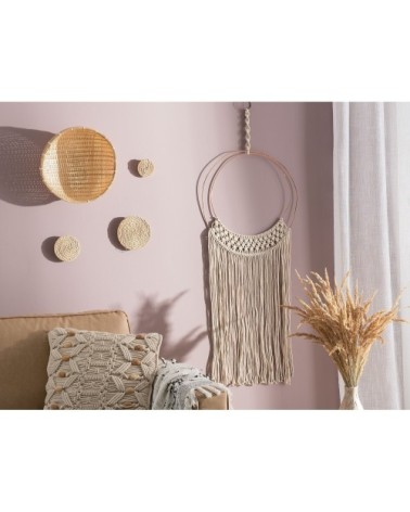 Attrape-rêves blanc crème