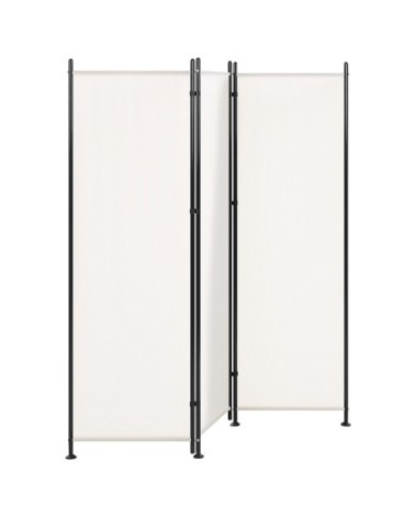 Paravent 3 volets 160 x 170 cm blanc